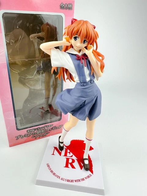 Figurine Bandai Ichiban Kuji - Asuka Langley Evangelion En Maillot De Bain Scolaire EX