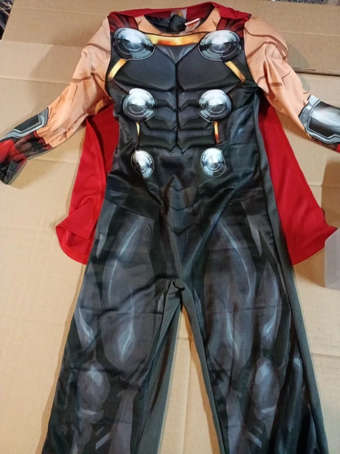 Marvel Avengers Thor Deluxe Costume Bambino, Medium, Nero