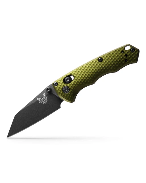 Benchmade 290BK-2 Full Immunity Manual Folding Knife CPM-M4 Blade Green Aluminum