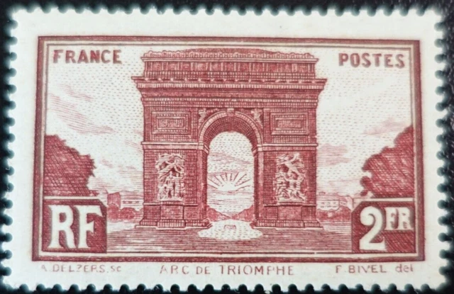 Frankreich Briefmarke Bogen Triumph- N°258 neuer Stempel MH