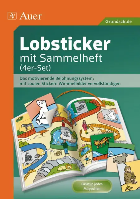 Lobsticker mit Sammelheft (4er-Set) | Buch | 9783403072140