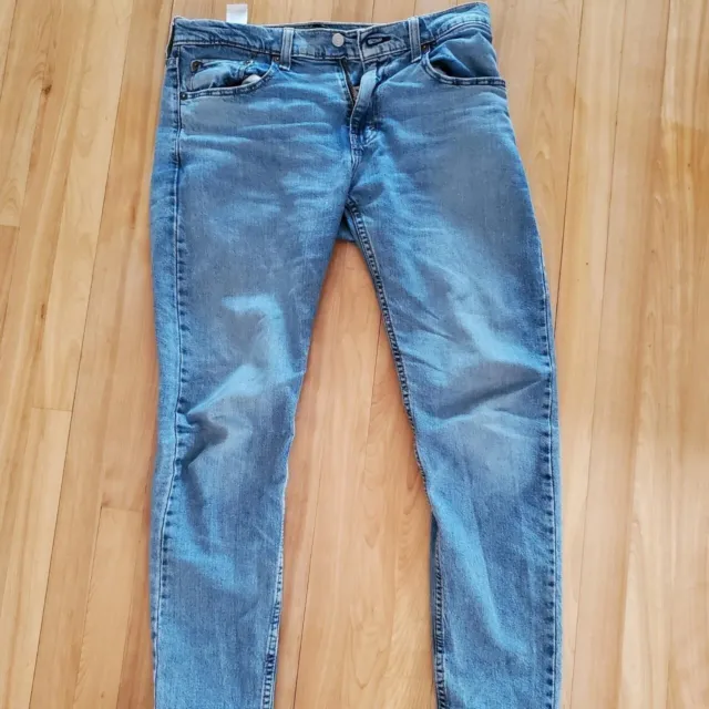 Levi's Mens Slim Taper Jeans Size 31 x 32 Blue Light Wash 512 Stretch Denim