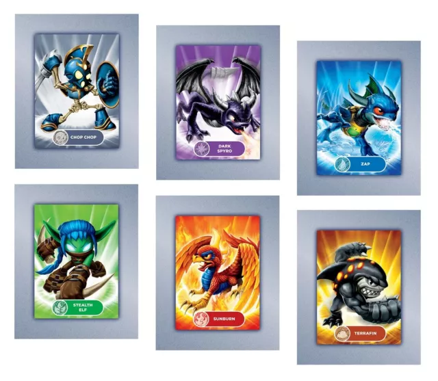 6er-Pack verschiedene Puzzle mit Skylanders-Figuren zum sammeln & verbinden