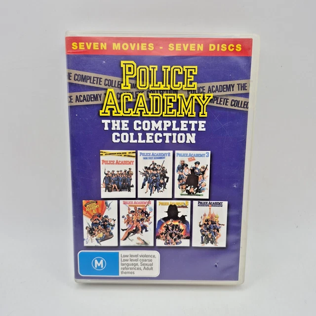Police Academy: The Complete 7-Movie Collection On Blu-Ray – Region Free Box Set