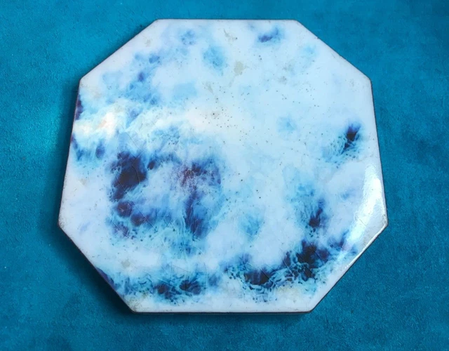 Antique Victorian Tile Mottled ~ 6 X 6 ~ Architectural Salvage 8 Sided