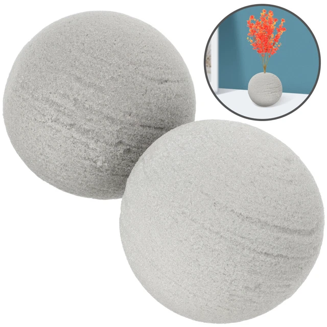 2 pz sfere floreali in schiuma per composizioni floreali fai da te