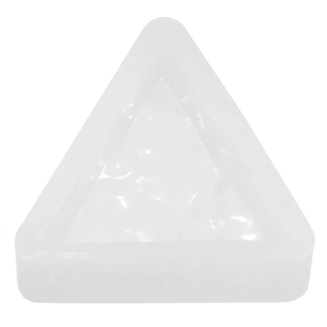 Molde de resina colgante molde ola del océano 1,5""x1,5"" triángulo de textura superficial del agua