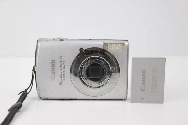 Canon PowerShot Digital ELPH SD870 IS 8.0MP Digital Camera Damaged Screen 2