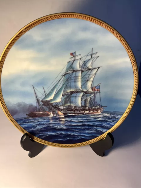 Vintage Hamilton Collection ‘Americas Sailing Ships’ Plate - “Enterprise”
