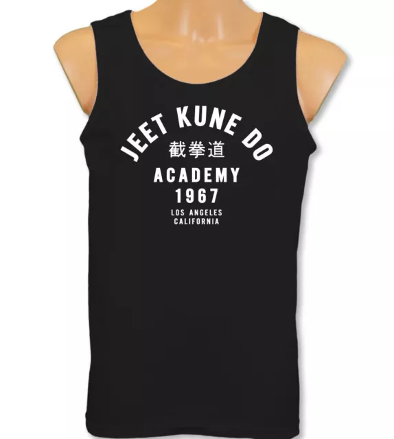Jeet Kune Do Academy Vest Mens Martial Arts MMA Gym Training Top