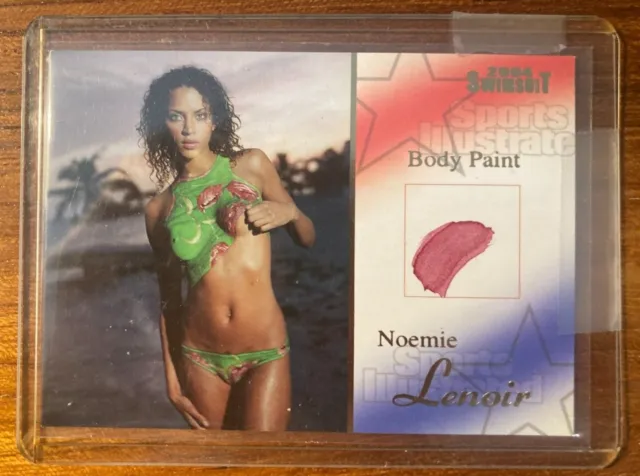 2004 Sports Illustrated SI Swimsuit Body Paint card Noemie Lenoir BP8/10