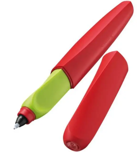 Pelikan Tintenroller Twist Rot/Grün, universell für Rechts- und Linkshänder