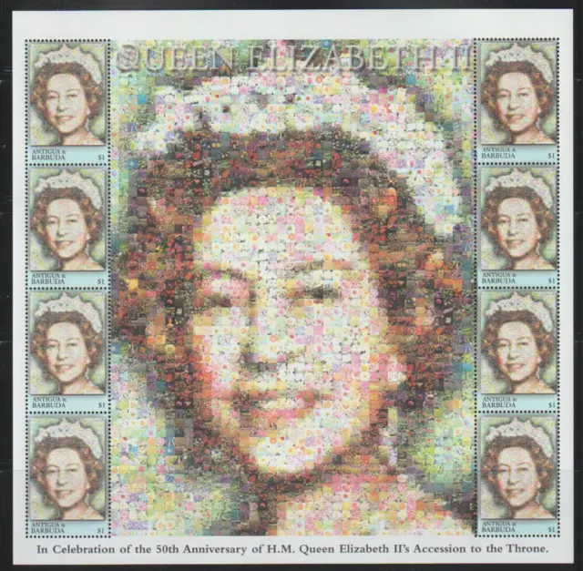 Antigua & Barbuda 2001 Stamps Anniversary Coronation Qeii Ss Mnh - Ant858