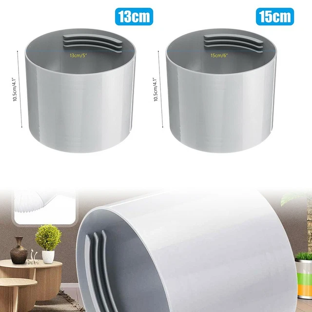 Tuyau Connecteur Tube Circulaire Brancher Portable ∅ 150 /∅ 130mm Canal Allonger