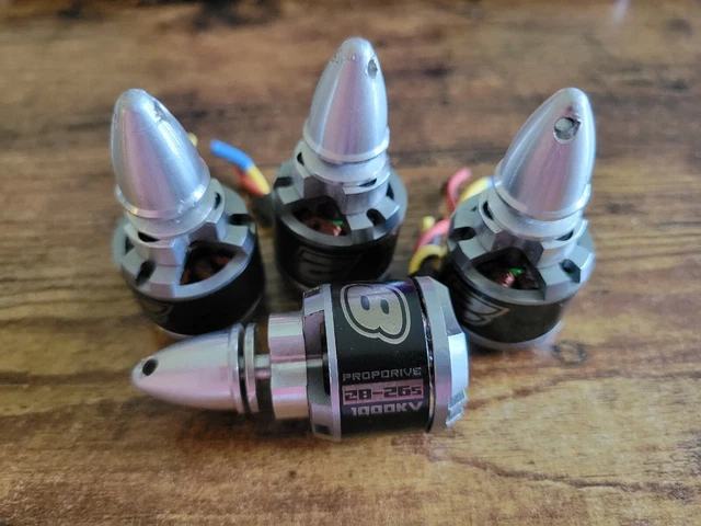 (4X) NTM Prop Drive 28-26 1000KV / 235W Brushless Motors (Short Shaft Version)