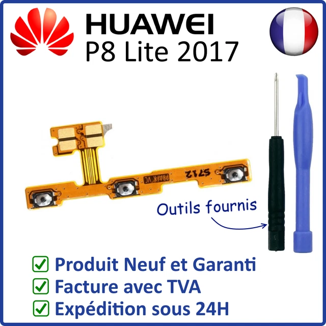 NAPPE INTERNE DES BOUTONS POWER ON OFF ET VOLUME + - DU HUAWEI P8 Lite 2017