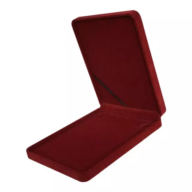 Soft Velvet Necklace Box Case Tray Gift Box Portable Jewelry Storage Holder