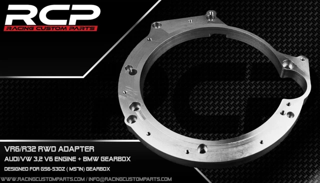 VR6 / R32 / R36 to GS6-53DZ (M57N) RWD Conversion Adapter