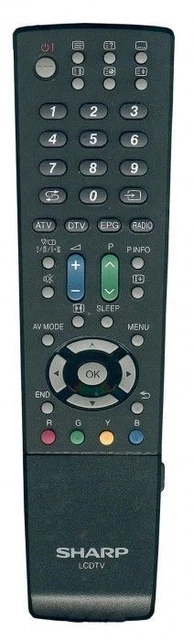 New -T&eacute;l&eacute;commande Pour Smart TV Hisense Sharp 4K EN3V39S Nouveaut&eacute; LC-50Q7030U LC-55Q7030U