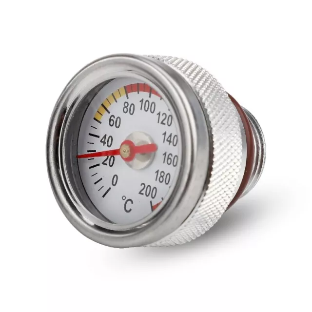 Engine Oil Temperature Gauge M20x1.5 Motorcycle Caps 0-200℃ Display 2