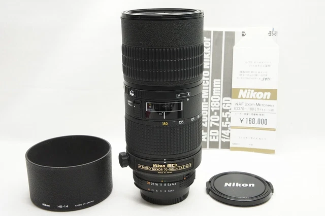 Nikon AF ZOOM MICRO NIKKOR ED 70-180mm F4.5-5.6D Lens for F Mount #230303x