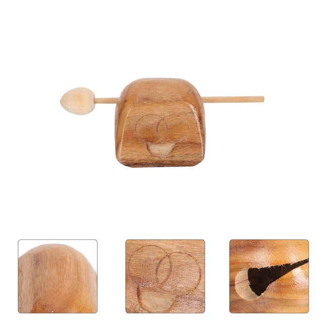 Bambino pesce in legno fornitura strumenti blocco di legno percussioni arma magica