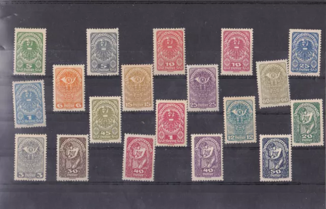 AUTRICHE beau lot 19 timbres rare neuf* voir scan de collection