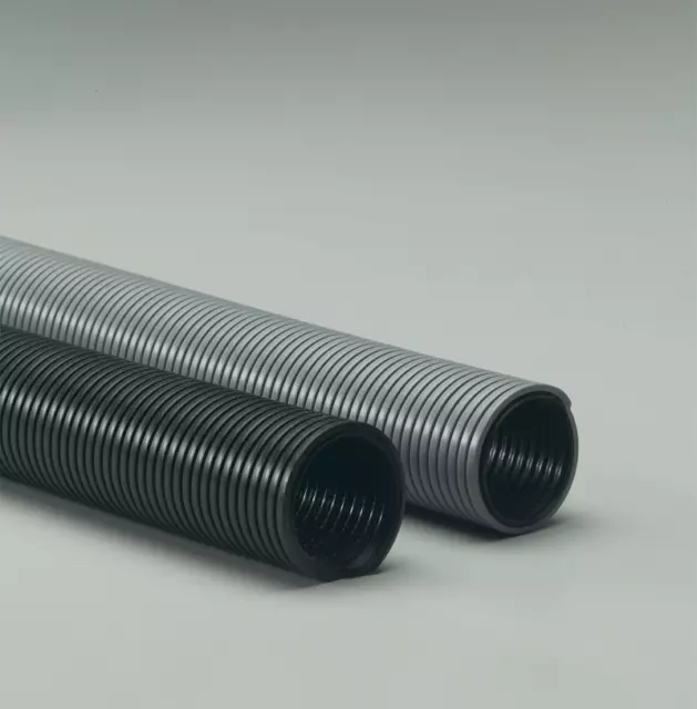 Industrial Vacuum Cleaner Hose - 2" x 50' Commercial Gray Polyethylene Hose