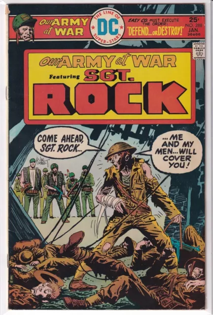 36788: DC Comics OUR ARMY AT WAR #288 Fine Minus Grade