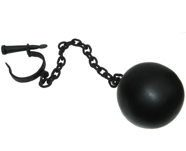 Heavy Cast Iron 20lb WEDDING GAG GIFT the ole OLD BALL AND CHAIN Working Shackle