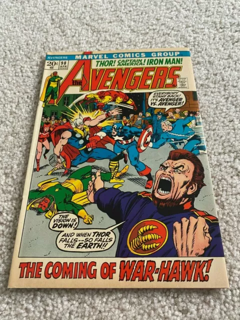 Mighty Avengers  98  VF+  8.5  High Grade  Iron Man Captain America  Thor Vision