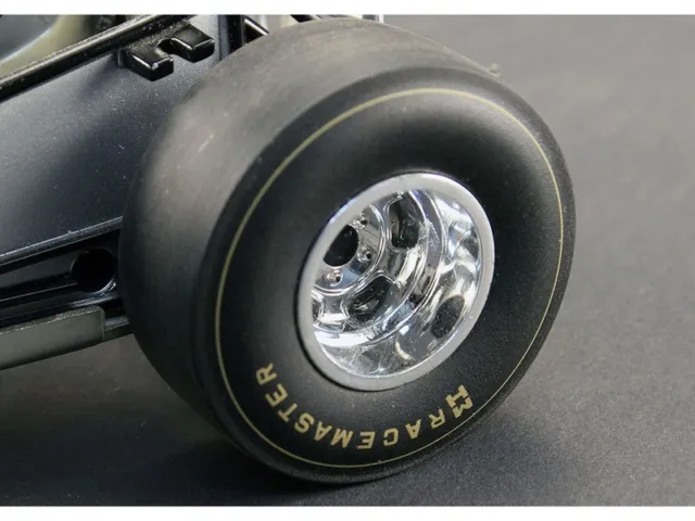 1/18 Altered Dragster Chrome Wheels and Tires Set of 4 pieces from "Mondello and