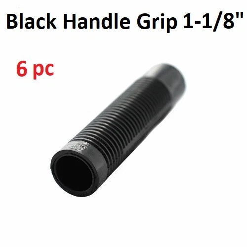 Ettore 1906 Replacement Handle Grip Black 1-1/8" Extension Pole 3section 6pc