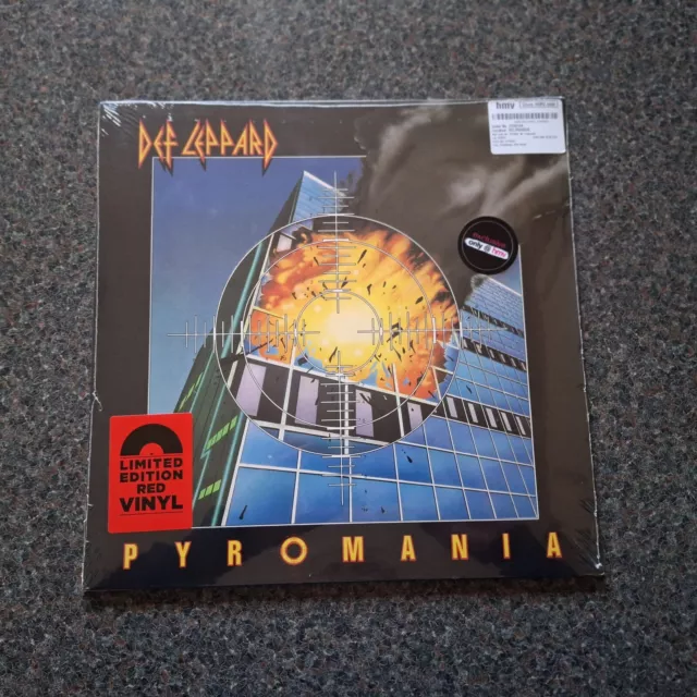 Def Leppard - Pyromania. 12" Red Vinyl. Mint. 2018.