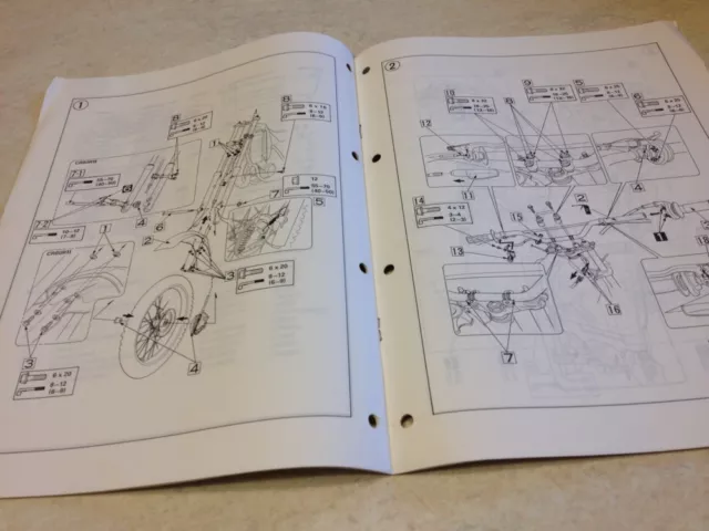 Honda CR80R CR80R2 Cr 80 R R2 Rii CR80 Instruction Setup Preparation Manual 3