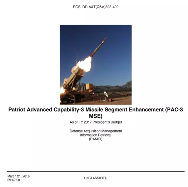 3,400+ pages 20+ PATRIOT MISSILE Air Defense Artillery FM TM Manuals on Data CD