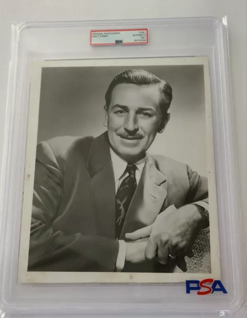 Walt Disney 1951 Black & White Type 1 Vintage Rare Picture Photo Psa Authentic