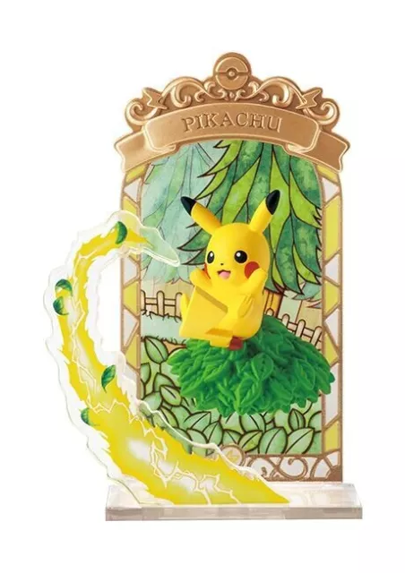 figurine Pokémon Re-Ment Stained Glass: Pikachu