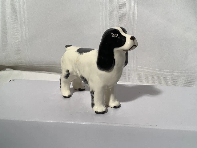 Vintage Springer Spaniel Dog Figurine , 5 Inches