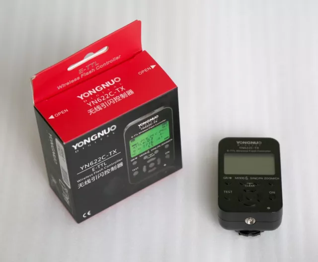 Controlador de flash inalámbrico Yongnuo YN-622C-TX E-TTL para Canon
