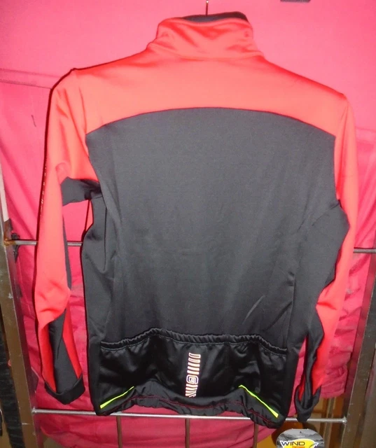 Alé Solid Fondo Men's Winter Jacket Size XXL RED/BLACK ! 3
