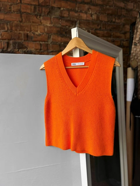 Gilet rouge femme zara best sale