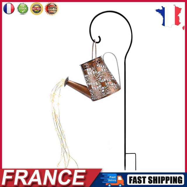 Solar LED Watering Can Lights Outdoor Garden Landscape Lamp (with Bracket) fr