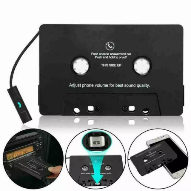 Bluetooth-compatible 5.0 Car Audio Stereo Cassette Tape; Converter Q3U5