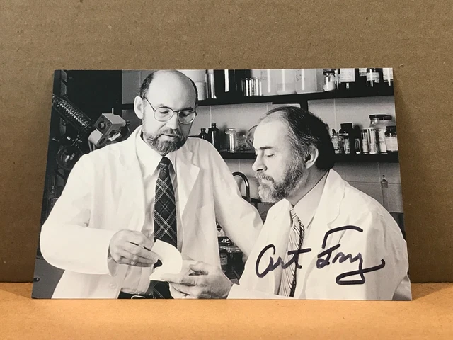ART FRY Authentic Hand Signed Autograph 4x6 Photo - INVENTOR OF POST IT'S