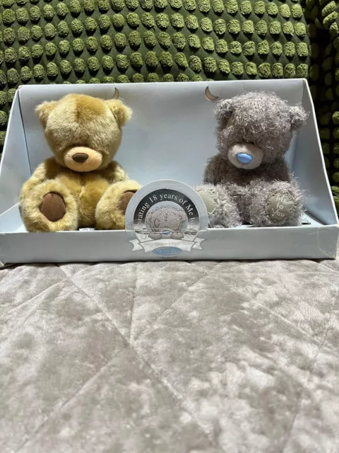 Collectors Edition Brown and Grey Me to You Tatty Teddy Bear Gift Set