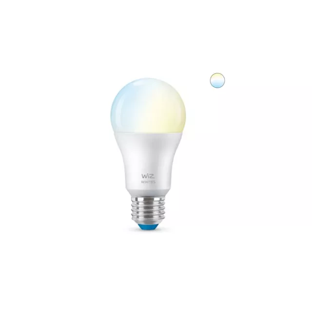Lampadina a goccia LED A60 luce bianca regolabile E27 WiFi
