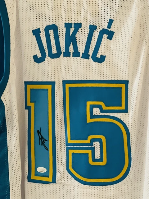 NIKOLA JOKIC Signed/Autographed Denver Nuggets  Jersey JSA 🔥