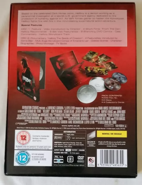 DVD - Hellboy Reel Collection DVD 2006 2-Disc Set PAL R2 UK *See Description* 3