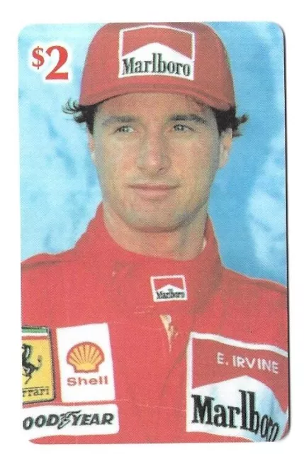 Rare / Carte Telephonique - Eddie Irvine Ferrari F1 Formule 1 Shell / Phonecard
